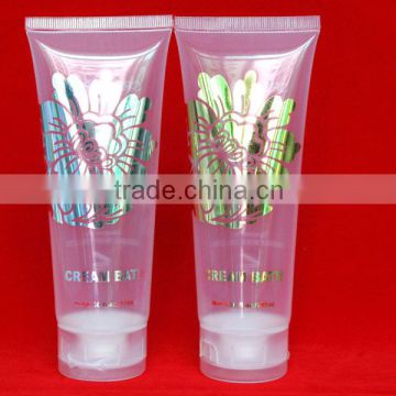 transparent cosmetic tube