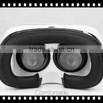 2016 Newest With Remote Bluetooth Control Google Cardboard Virtual Reality VR BOX 3D Glasses for Smart Phone