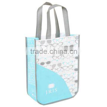 Reusable Custom IRIS Eye Care Center Small Round Corner Tote Bags