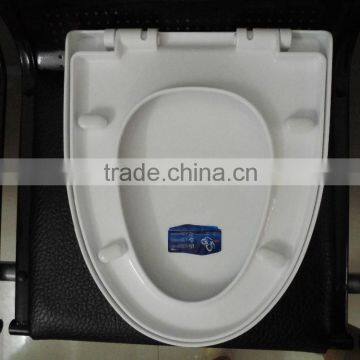 1059 Toilet Seat; 1700g Thick Plain Toilet Seats White PP Plastic Seats Lids Bathroom Fittings photo-3