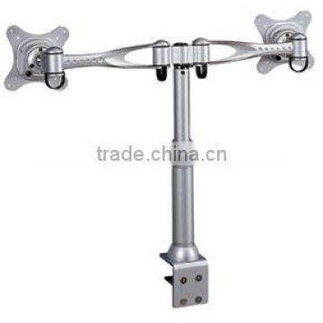 High quality swing adjustable double monitor arms lcd bracket supplier