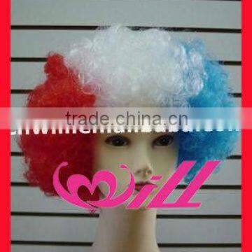 Fashion Mixed Colors Fan Wig Cosplay Wigs Cheap Party Wig Synthetic Hair Wigs