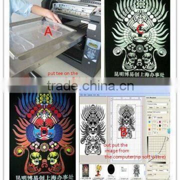 Direct to garment digital printer T- Shirt Printing machine