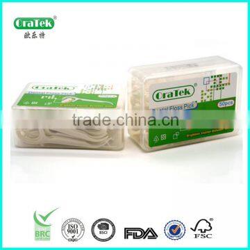 plastic long handle dental floss toothpicks