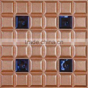 Leather 3d Carved Wall Panel Ceiling Brown Tile