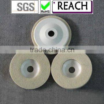 100% Wool Felt Polishing Wheel with Plastic Cap