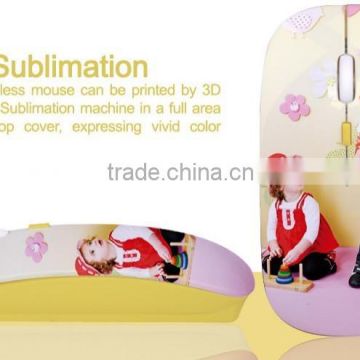 3D Promotional sublimation mouse/3D wireless mouse/ 3D optical mouse/3D wireless sublimation mouse/Hot sell 3Dsublimation mouse