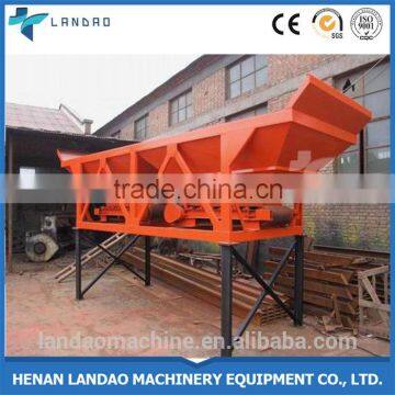 High accuracy aggregate bins for concrete mixer batching plant