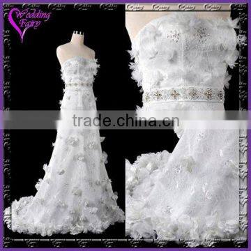 TOP SELLING!!! OEM Factory Custom Design applique bridal dress 2014