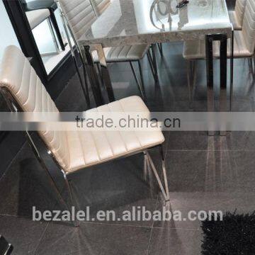 Modern Staimless Steel Marble Dining Table Series
