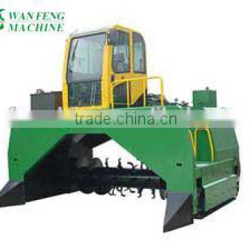 manure compost crawler turner , waste residue treating equipments organic compost machine