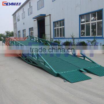 China hydraulic mobile container loading unloading dock yard ramp