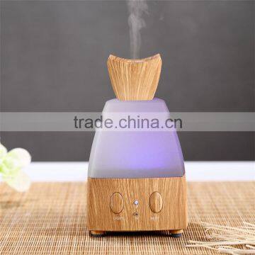 Wood grain ultrasonic humidifier atomizer aroma diffuser room air mist purifier