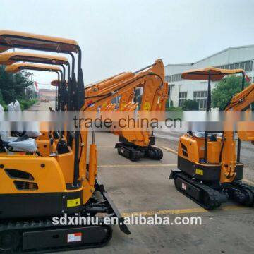 China Hot Sale New Used Mini Excavator 0.8 Ton Farm Garden Excavator With Backhoe photo-2