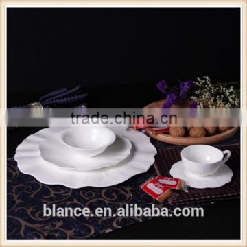 dinnerware in lotus design