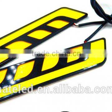 2015 Newest Car Daytime Turnning Light Drl White With Yellow Color Cob Led photo-2