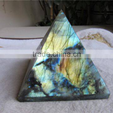 factory bulk natural labradorite energy crystal pyramid for healing