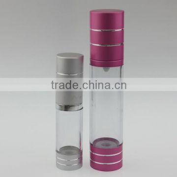 airless foam dispenser bottle Free samlple airless glass cosmetic bottle