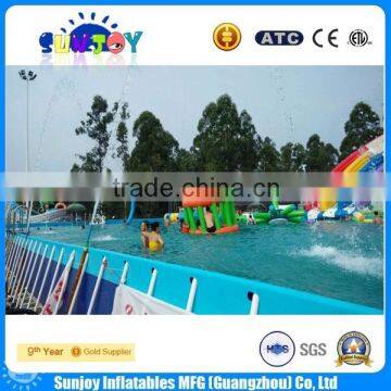 2016 Hot Sale Metal Frame Swimming Pool Made of 0.9mm PVC Tarpaulin photo-6