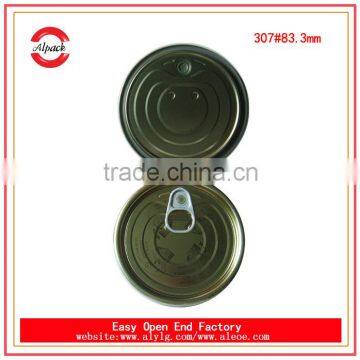 Wholesale Full Open 307# Tinplate Easy Open End for Canned Bean photo-3