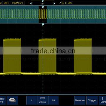 Tablet Oscilloscope With Full Touch Screen 200MHz,2GS/s 2 Channel 90Mpts Memory Depht photo-3