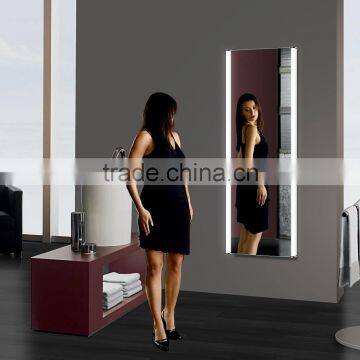 Best gift for lady full length wall mirror with light illuminated , dressing mirror with led lights