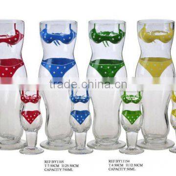 WOMEN SHAPED BEER GLASS