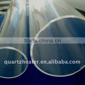 big diameter quartz glass tube, large size clear quartz tube