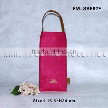 ECO friendly recycled felt promotional wine gift bags