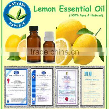 Pure Lemon Essential Oil for Aromatherapy Uses & Benefits