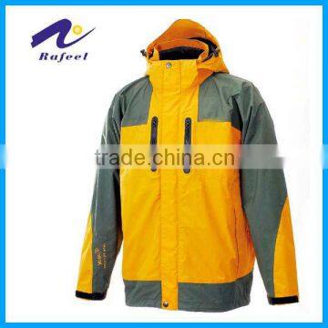 grey & yellow 4xl outdoor jacket