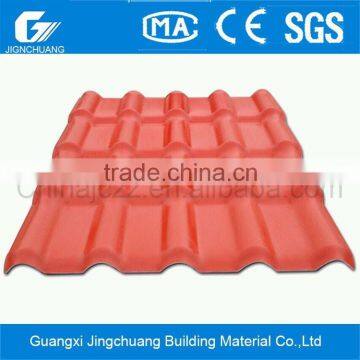 1050mm Width High Efficiency Synthetic Resin Roofing Sheet, Roof Roofing Tile Edging