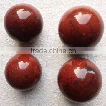 Natural Red Jasper Polished Gemstone Balls - Wholesale Gemstone Spheres photo-2