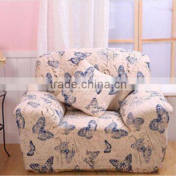 Durable using low price flexible washable sofa cover Colorful Butterfly023