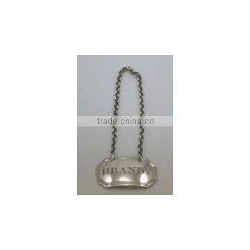 Wine Bottle Neck Tag,wine Bottle Tag With Chain,wine Bottle Hang Tags photo-2