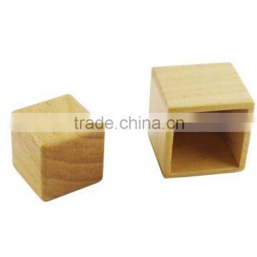 Wooden montessori material toys box and cube