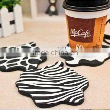 zebra shape cup mat