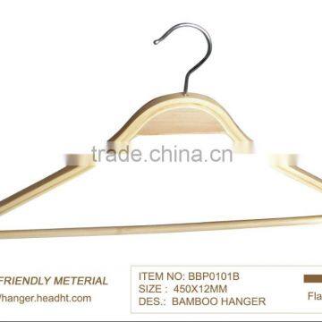 These HEAD eco bamboo, bamboo laminated hangers with clips, children hangers