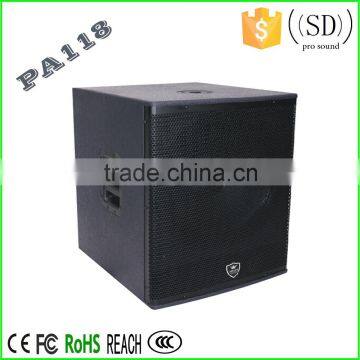 Hot sale dj subwoofer sound box outdoor speaker concert sound system professional speakers subwoofer PA118