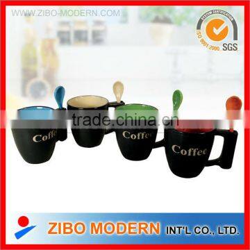 Ceramic Mug With Spoon photo-2