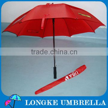 Windproof Golf Umbrella/fiberglass golf umbrella