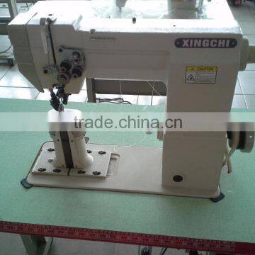 Double Needle Roller Feed Post Bed Sewing Machine