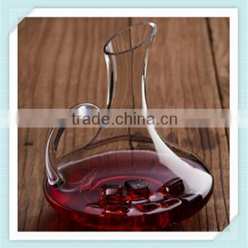 2016 new design wine decanterlead free crystal material glass wine decanter for sale