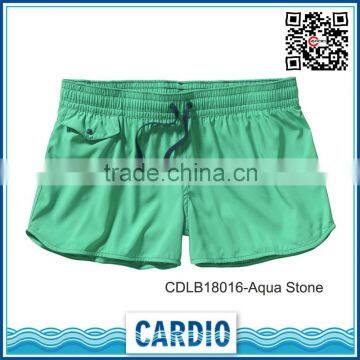 fashionable Aqua Stone color protect design womens girls boardshorts