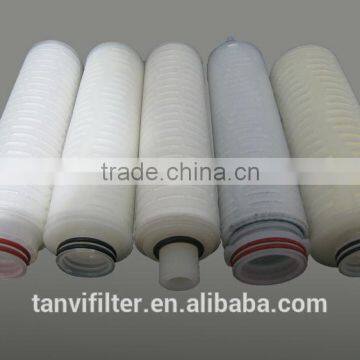 best price &high quality Big Flow Pleated alcohol filter Cartridge for wine used