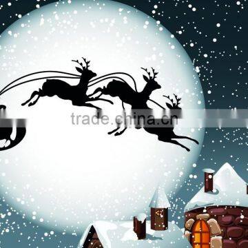 Canvas poster of Santa delivery