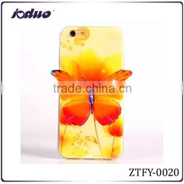 HOT selling 3D butterfly mobile phone shell for iphone phone case