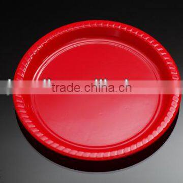 10inch red plastic disposable plates PS