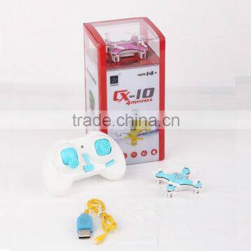 Cheerson Super Mini CX-10 2.4G 4CH 4 Channel RC Nano Quadcopter UFO 6-Axis Airplane Helicopter with Green Color