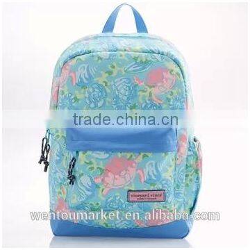 Wentou lilly pulitzer school bag